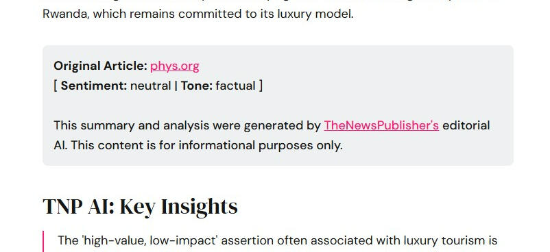 Radical Transparency: Every article includes In-Line attribution of source and AI process used for curation, not hidden in fine-print footers.